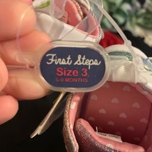 Baby girl shoes Size 3. Brand new, never worn